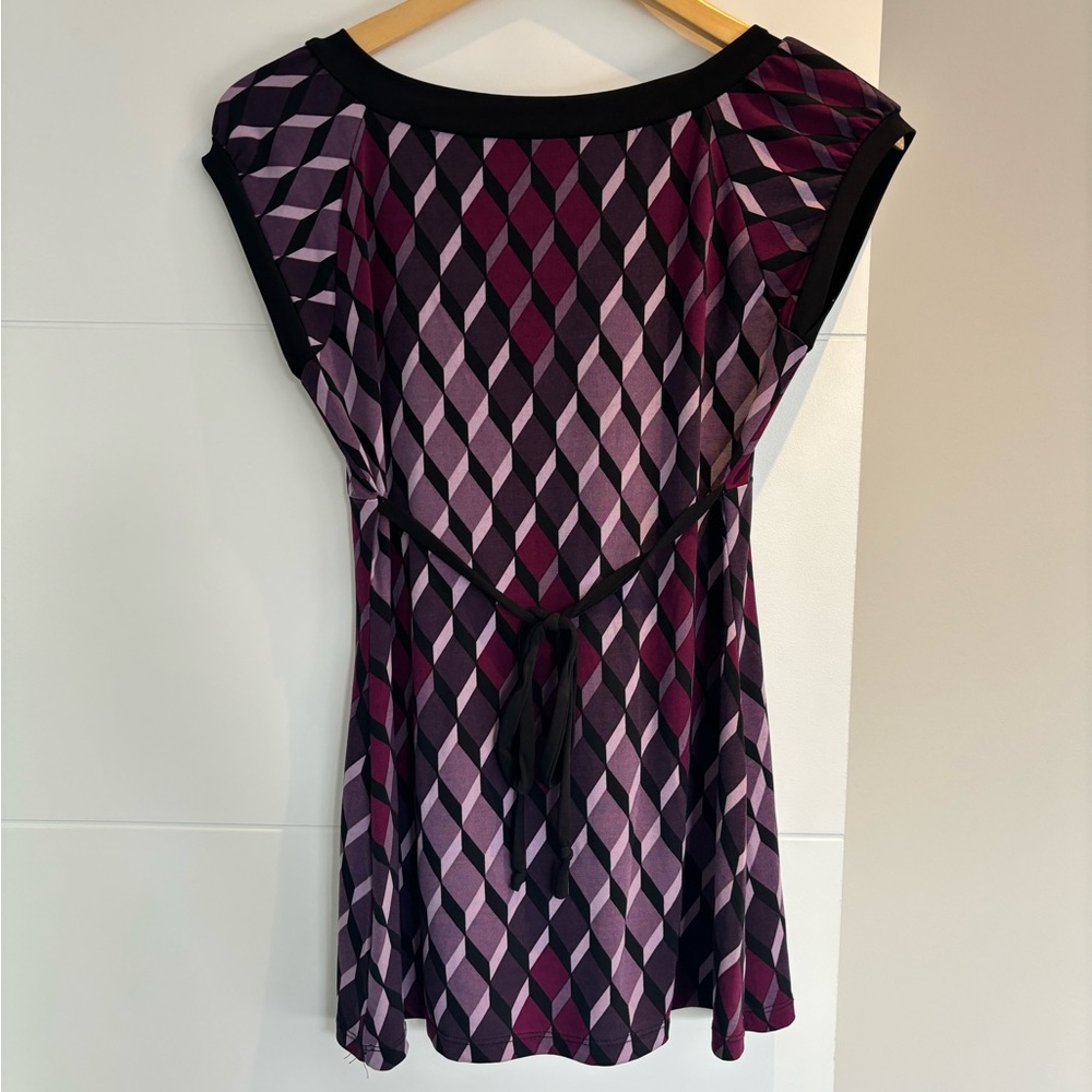 Purple Patterned Top - Picture 6 of 7